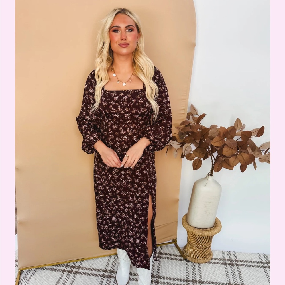 Way to My Heart midi dress - Reap the Sew Boutique